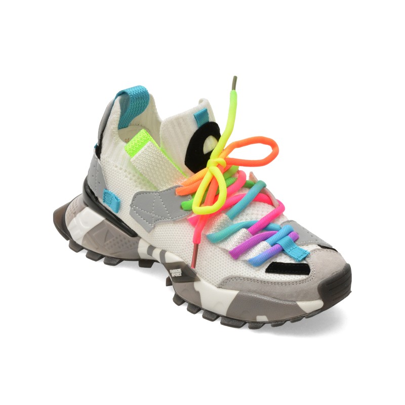 Pantofi sport SELECTION KIDS albi, 18159T, din material textil