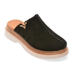 Papuci GRYXX negri, 900, din piele intoarsa