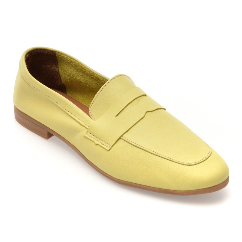 Mocasini FLAVIA PASSINI verzi, SP14, din piele naturala