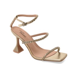 Sandale elegante FLAVIA PASSINI aurii, V1838, din piele naturala