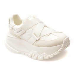 Pantofi sport GRYXX albi, 8926A, din material textil si piele naturala