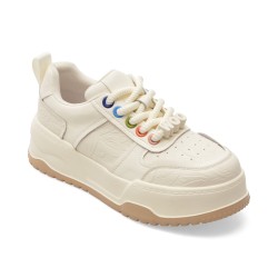 Pantofi sport PASS COLLECTION albi, MQ60007, din piele naturala