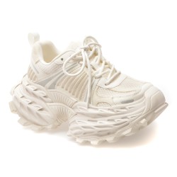 Pantofi sport GRYXX albi, 8951A, din material textil