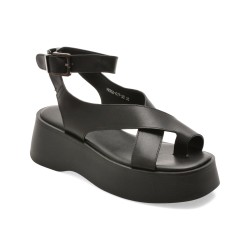 Sandale EPICA negre, 935AG17, din piele naturala