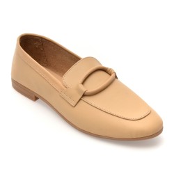 Mocasini FLAVIA PASSINI bej, LT1, din piele naturala