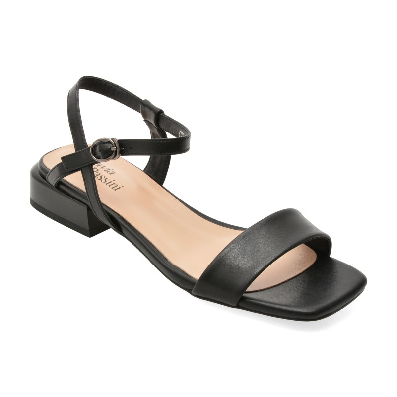 Sandale FLAVIA PASSINI negre, X9015, din piele naturala