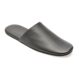 Papuci EPICA negri, 2513, din piele naturala