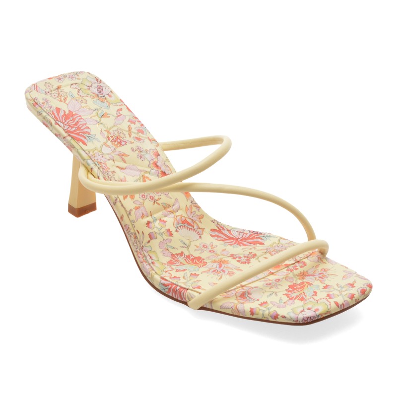 Papuci EPICA galbeni, 959, din piele ecologica