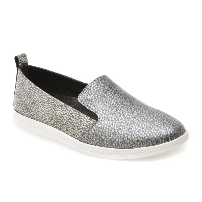 Pantofi EVIDA bleumarin, EV2812, din piele naturala