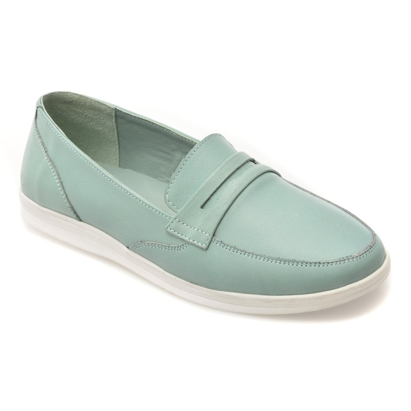 Mocasini SHOOZY albastri, EV2749, din piele naturala