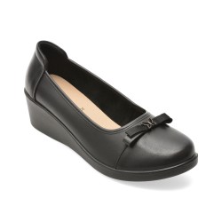 Balerini KARISMA negri, WB60018, din piele naturala