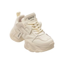 Pantofi sport GRYXX albi, 5958, din piele naturala