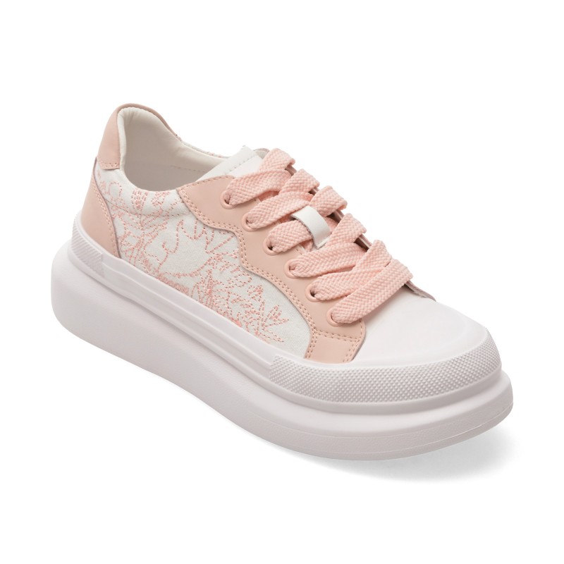 Pantofi sport PASS COLLECTION albi, SL60008, din material textil