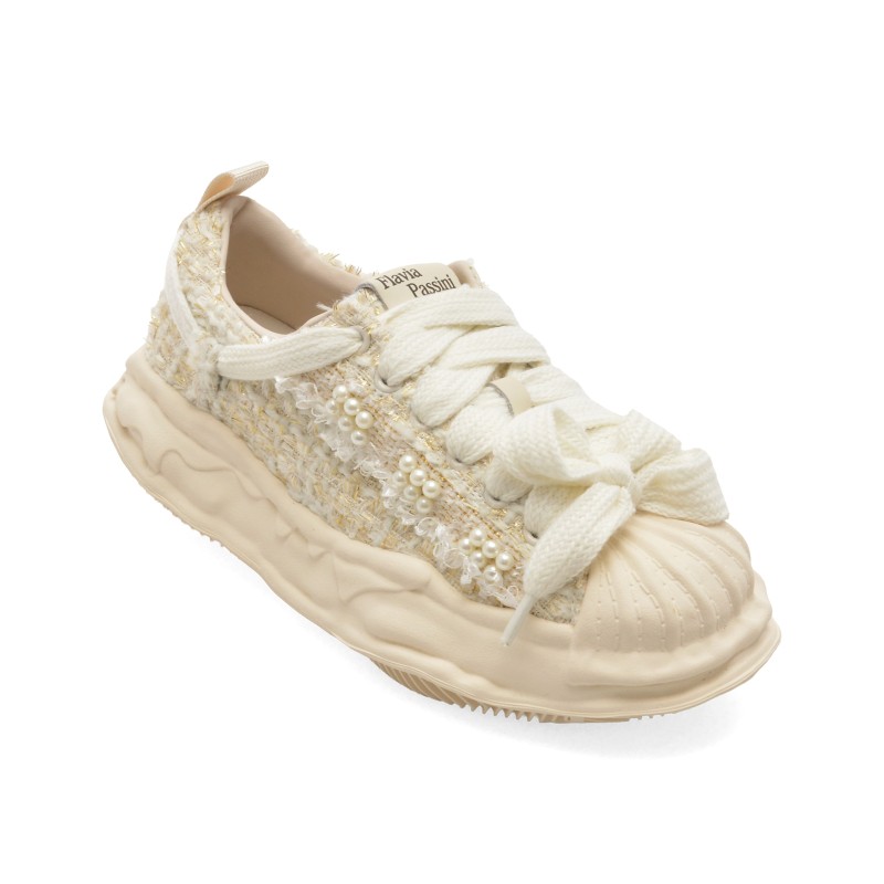Pantofi sport FLAVIA PASSINI bej, H8015, din material textil