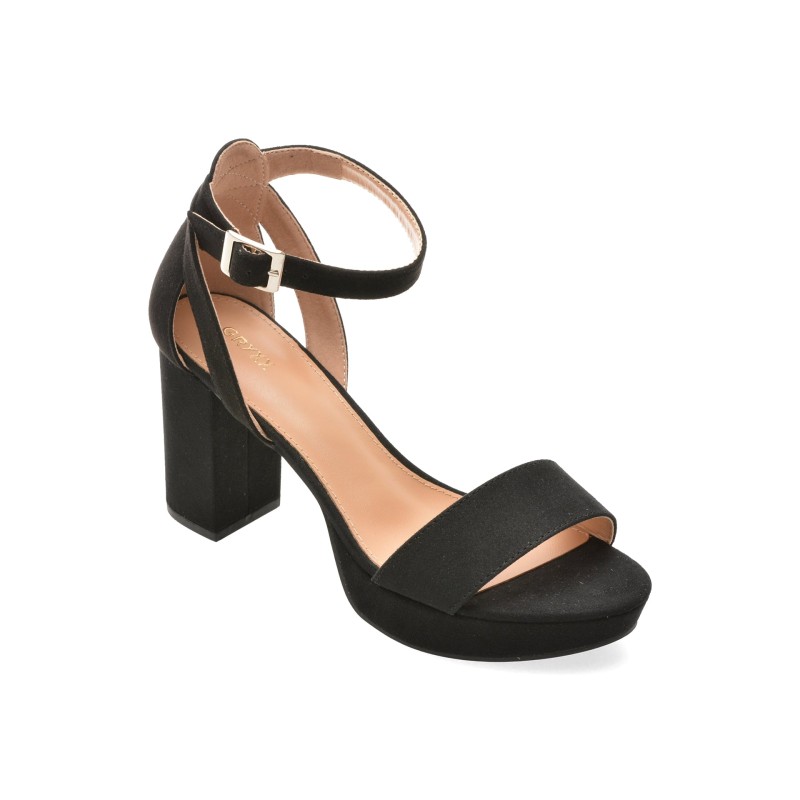 Sandale GRYXX negre, 924, din material textil