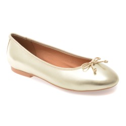 Balerini GEOX aurii, D654JF, din piele naturala