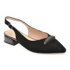 Pantofi eleganti EPICA negri, 5K344, din piele intoarsa