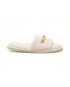 Papuci ALDO albe, ETERA102, din material textil