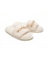 Papuci ALDO albe, ETERA102, din material textil