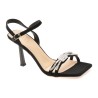 Sandale elegante EPICA negre, 5588, din piele ecologica