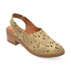 Pantofi FLAVIA PASSINI verzi, K9500, din piele naturala