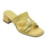 Papuci FLAVIA PASSINI galbeni, L622, din piele naturala lacuita