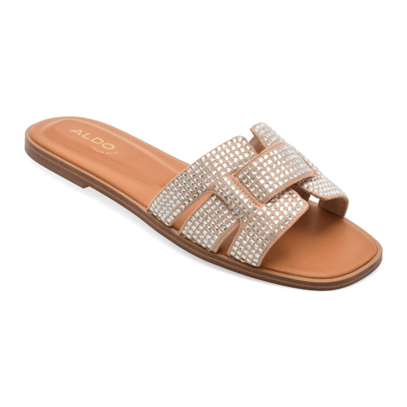 Papuci ALDO nude, ELENAA 270, din material textil