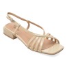 Sandale FLAVIA PASSINI bej, Q2651, din piele naturala lacuita