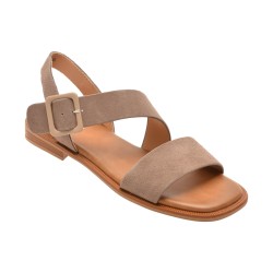 Sandale FLAVIA PASSINI gri, 35K6, din piele intoarsa