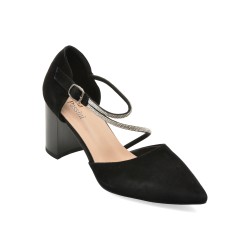 Pantofi eleganti FLAVIA PASSINI negri, V1822, din piele intoarsa