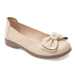 Balerini FLAVIA PASSINI bej, 2601, din piele naturala