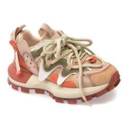 Pantofi sport GRYXX multicolor, 1819, din material textil si piele naturala