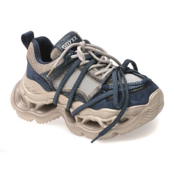 Pantofi sport GRYXX bleumarin, 30597, din material textil si piele naturala