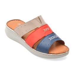 Papuci FLAVIA PASSINI rosii, 2052, din piele naturala