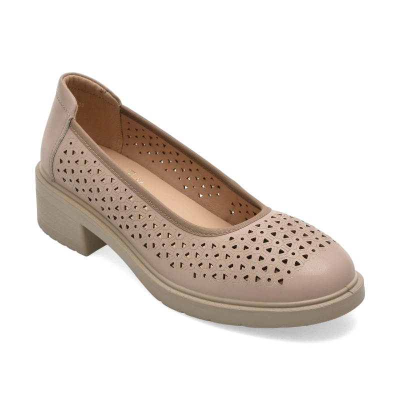 Pantofi FLAVIA PASSINI bej, 35611, din piele naturala