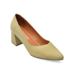 Pantofi eleganti IMAGE verzi, 1065, din piele naturala