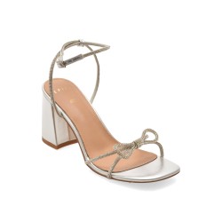 Sandale EPICA argintii, 9145, din material textil