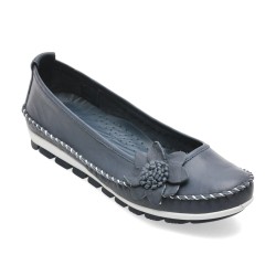 Balerini FLAVIA PASSINI bleumarin, 127, din piele naturala