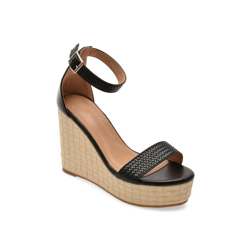 Sandale EPICA negre, 987, din piele ecologica