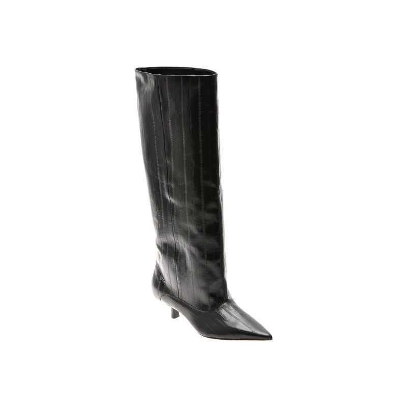 Cizme elegante ALDO negre, EVEROSE 001, din piele naturala lacuita