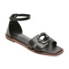 Sandale EPICA negre, 82988, din piele ecologica