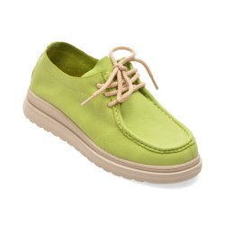 Mocasini FLAVIA PASSINI verzi, 9520, din piele naturala