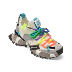 Pantofi sport GRYXX albi, 18159, din material textil