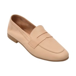 Mocasini FLAVIA PASSINI nude, SP14, din piele naturala