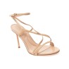 Sandale elegante EPICA nude, E364075, din piele naturala lacuita