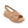 Sandale CLARKS bej, DASH LITE WISH, din piele intoarsa
