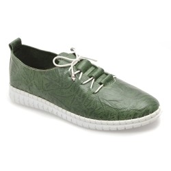 Pantofi EVIDA verzi, EV2901, din piele naturala