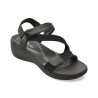 Sandale CLARKS negre, BRINKLEY RAE SUN, din material textil