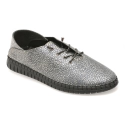 Pantofi EVIDA bleumarin, EV2902B, din piele naturala