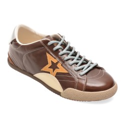 Pantofi sport GRYXX maro, 8857, din piele naturala